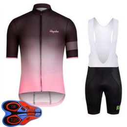 Pro Team RAPHA cycling Jersey Set Summer Mens Short Sleeve Bike Outfits Racing Bicycle Clothing Outdoor Sports Uniform Ropa Ciclismo S21040611