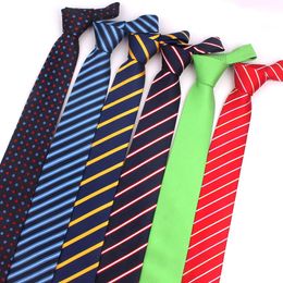 Classic Striped Ties for Men Women Fashion Suits Plaid Neck Black Red Male Necktie Wedding Business Stripe Gravata