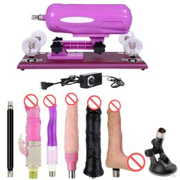 AKKAJJ Adult Small Sex Furniture for Women with Suction Cups Thrusting Machine with Multiple Massage Toys