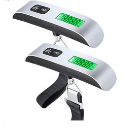 2021 Fashion Weight Scales Portable LCD Display Electronic Hanging Digital Luggage Weighting Scale 50kg*10g 50kg /110lb