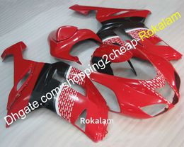 ZX-6R 07 08 Fairing Kit For Kawasaki ZX 6R 636 ZX636 2007 2008 ZX6R Bodywork Motorcycle Cowling Red Black (Injection molding)