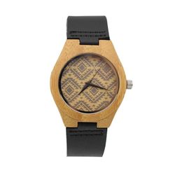 gift ideas for wife Canada - Wristwatches 2021 Est Bamboo Wristwatch For Women With Japan Movement Fashion Christmas Gifts Wife In A Idea Box