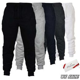 Erkekler / Kadınlar Casual Pantolon Sıralama 2020 Sweatpants Katı Yüksek Pantolon Erkekler Joggers Fitness Men'pants Y0804