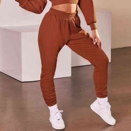 Women Loose Sports Pants High Waisted Yoga Pants Gym Outdoor Workout Clothes for Women Exercise Pants for Women H1221