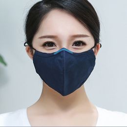 Adjustable Cotton 3-layer Mask Three-dimensional Washable Meltblown Cloth Dust-proof Riding Adult Men and Women BSDP720