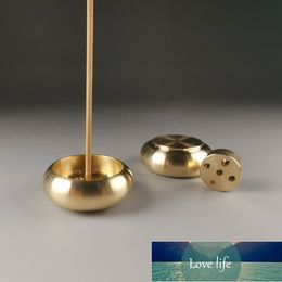 mini Incense Holder Brass Incense Base for Home Office Teahouse Multi Purpose 5 holes Shape Creative Sandalwood Incense Burner