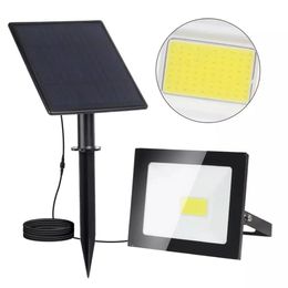 T-SUN LED Solar Light Outdoor Garden Spotlight 2 Mode Sensor Wall Lights For Floodlight Lamps - A