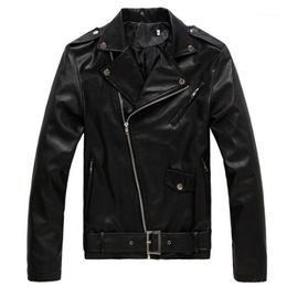 Gaudi-Leathers Mens Leather Waistcoat Motorcycle Motorbike Biker Vest Jeans Style in Black 