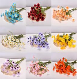 52cm Fake Flowers Chrysanthemum Home Decorations Wedding Living Room Artificial Flower Dining Table Decoration Valentine Day Gift DB731