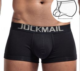 Men's Trunks Boxer Briefs Adjustable Cock Strap Bulge Pouch Cotton Underwear