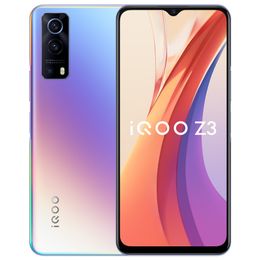 Original Vivo iQOO Z3 5G Mobile Phone 8GB RAM 128GB 256GB ROM Snapdragon 768G Octa Core Android 6.58" Full Screen 64MP 4400mAh Fingerprint ID Face Wake Smart Cell Phone