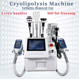 Cryolipolysis Fat Removal Machine Body Slimming Cryotherapy Vacuum Liposuction Weight Loss Ultrasonic Cavitation 40khz Abdomen Cellulite Reduction