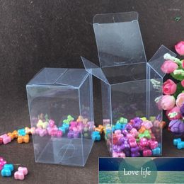 Gift Wrap 50pcs 4*4*3cm Clear Plastic Pvc Box Packing Boxes For Gifts/chocolate/candy/cosmetic/crafts Square Transparent Box1 Factory price expert design Quality