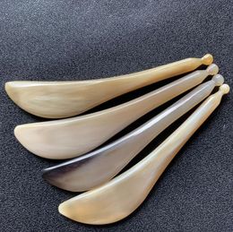 Natural Ox Horn Guasha Scraping Massage Tool Face Care Massager Chinese Traditional Acupuncture Gua Sha Scraper Anti Wrinkle Beauty