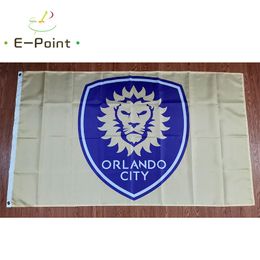 Orlando City SC 3*5ft (90cm*150cm) Polyester flags Banner decoration flying home & garden flag Festive gifts