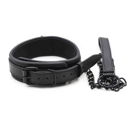 NXY Adult Toys Games Bondage Restraints Neck Collar Leather Belt Slave BDSM Fetish Women tools Sex For Couples Erotic Collars 1201