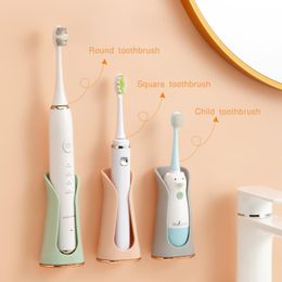 Toothbrush Holders 2 3Pcs Creative ABS Electric Holder Bathroom Traceless Stand Rack Organizer267u