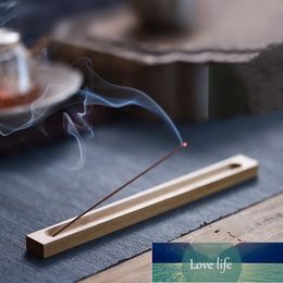 1Pc Wood Incense Burner Holder Wooden Ash Catcher for Sticks Natural Plain Wooden Incense Burner Stick Home Decoration Factory price expert design Quality