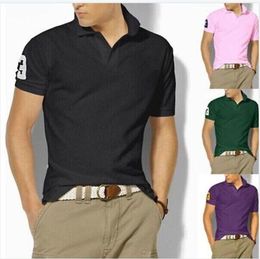 Luxury 2021 Fashion Small Horse Crocodile Polo Shirt Embroidery LOGO Men Short Sleeve Casual T-Shirts Man's Solid classic Plus Camisa Polos Shirts c1