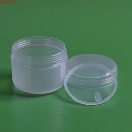 50g Clear Plastic Cosmetic Jar Empty Lotion Container Refillable Eyecream Box Inner Cap Freeshipping Wholesale 50pcs/Lotgood qty