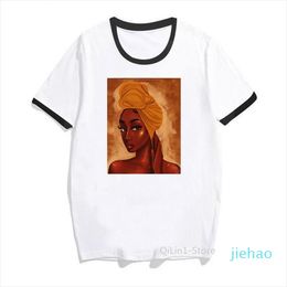 Arrival Vintage Black Girl Men Tops Art And Women Painting Print Melanin Aesthetic Clothes Femme High Quality