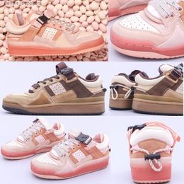 Bad Bunny Fórum Easter Easter Low Chaussures De Designer Sneakers Sapatos Adolescentes Forças de corrida Ativa Little University Sport