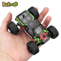 1:32 4CH 2WD 2.4GHz RC Car Mini Machine Radio Controll Car Off-Road Vehicle Model High Speed 20km/h Escalada Car Model Toys 211029