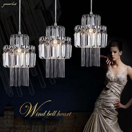 Chandeliers Dining Room Pendant Crystal Lamp 3 Lights Hanging Lighting Restaurant Kitchen Bar Wedding