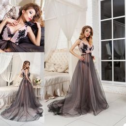Wraps & Jackets Deep V Neck Sexy Night Robe See Through Beaded Sleepwear Party Dress Sweep Train Nightgowns Robes