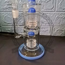 Glass Ball Rig Glass Water Bongs 11 inch Fabrge Egg Blue Purple Bong Oil Rig 14.5mm Bowl Banger Ceramic Nail