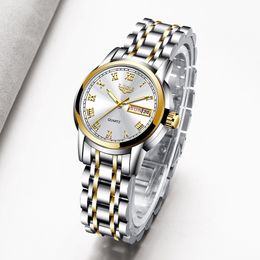 LIGE Gold Watch Women Watches Ladies Creative Steel Women's Bracelet Watches Female Clock Relogio Feminino Montre Femme 210527