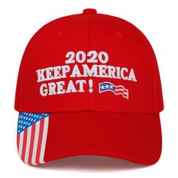 Donald trumps baseball cap USA flag 2020 keep America great again letter embroidered outdoor adult sunhat party favor FFA4077-1