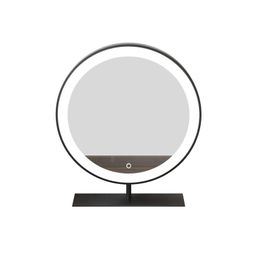 Mirrors 40cm Led Smart Bathroom Mirror Large Makeup Vanity Round Shaving Fogless Shower Espelhos Accessories