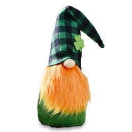 Party Favour St. Patrick's Day Gnome Decor Irish Leprechaun Tomte Fabric Scandinavian March Nisse Elf Dwarf Household St Patricks Deco