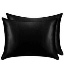 Luxury 20*26 inch Imitation silk Pillow Case Envelope Pillowcase Ice Silks Pillowslip Pillow Cover
