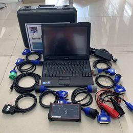 Dpa5 Pro Dearborn Protocol Adapter Truck Diagnostic tool Professional Scanner Full SET with Laptop Toughbook X220T I5 4g touch screen Hdd