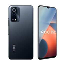 Original Vivo IQOO Z5x 5G Mobile Phone 8GB RAM 128GB 256GB ROM Octa Core MTK 900 Android 6.58 inch LCD Full Screen 50MP AR 5000mAh Wake Face ID Fingerprint Smart Cellphone