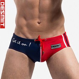 Sexy Men Swimwear Swim Briefs Desmiit Men's Swimming Trunks Male Gay Swimsuits Quick Dry Sport Boxer Plus Size Board Shorts 2019