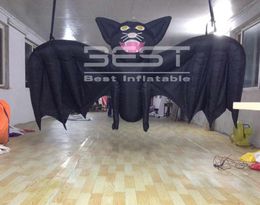 Advertising Inflatable 3m width Inflatatable Black Bat for Halloween Party event Decoration
