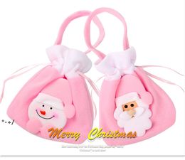 Christmas apple bag gift bags Santa Claus handbag adult children decoration holiday JJA9616