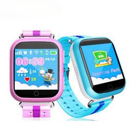 sos gps watch for kids Australia - Slimy GPS Smart Watch for Kids Q750 Q100 With Wifi 1.54inch Touch Screen Child GPS Watch Phone SOS Call for Kid Safety