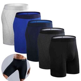 5Pcs Set Underpants Men's Panties Underwear For Men Boxers Calzones Boxer Shorts Man Slip Boxershorts Cotton Underware Plu Size H1214