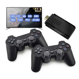 4K Ultra HD UB-66 Game Console Stick HDTV Output Nostalgic host 32GB/64G Emulators Double 2.4G Wireless Gamepad Controller can store 3500 games