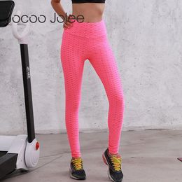 Fitness Leggings Women Polyester Ankle-Length Standard Fold Pants Elasticity Slim Push Up Female multiple Colour Legging 210428