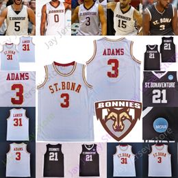 St. Bonaventure Bona Bonnies Basketball Jersey NCAA College - Lofton Welch Osunniyi Holmes Coulibaly Brown