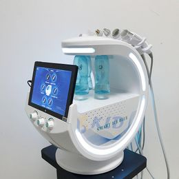 Portable smart ice blue 7-in-1 skin analysis equipment, Hydra Beauty facial care cleansing microcrystalline peeling oxygen jet