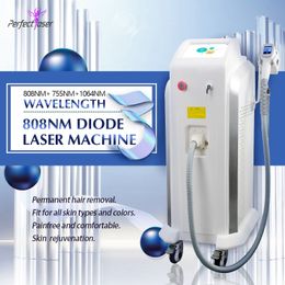 home laser hair removal equipment Canada - Three Wavelength Big Power 808 Diode Laser Permanent Hair Removal Equipment Handpiece Skin Rejuvenation Home Use Machine