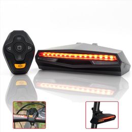 Bike Lights Smart Accessories Mountain Remote Control Taillight LED Turn Signal Safety Supplies Outdoor Sports Cycling