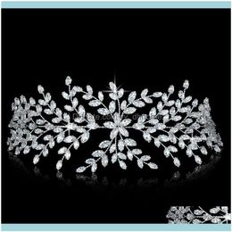 Hair Jewellery Jewelryhair Clips & Barrettes Luxury Bridal Crown Hairband Fashion Tiaras Wreath Wedding Headwear With Zirconia Aessories Women