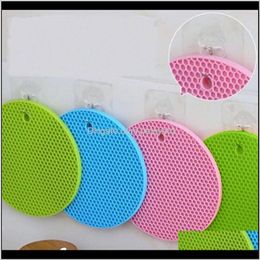 Tools Kitchen, Dining Bar Home & Gardenround Sile Insulation Pad Table Wok Bowl Pot Plate Mat Cooking Utensils Kitchen Aessories Anti Scaldin